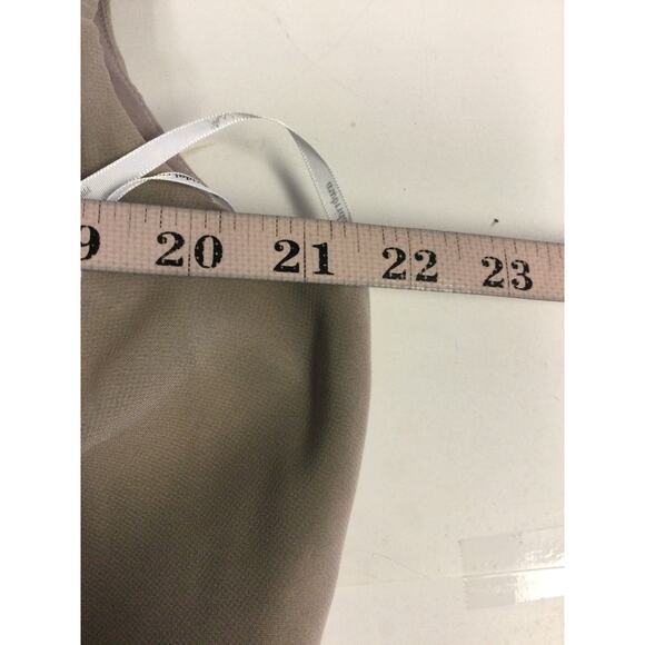 AW BRIDAL 18 2X plus taupe Gwyneth wedding party bridesmaid maxi dress NEW b142 - Picture 6 of 10